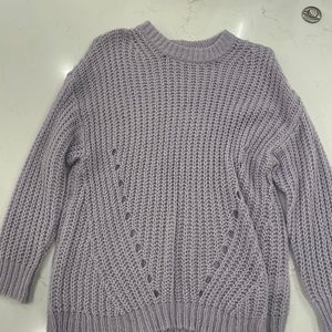 american eagle lavender sweater xs